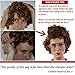 ALLAURA Compatible with Napoleon Dynamite Wig – Pedro Costume Set with Glasses & Brown Afro Nerd Hair for Adults – Funny 80s Halloween Outfit, Retro Cosplay, Movie-Inspired Party or Couples Costume