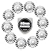 Rotary Cutter 45 mm Wave Rotary Blade(Pack of 10) Great Pinking Blade for Quilting,Scrap Booking,Leather,Vinyl etc (Quantity 10 Pieces, 45 mm Wave) (10 Pieces),Rotary Cutter Blades 45 mm