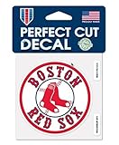 MLB Boston Red Sox Official 4''x4'' Logo Perfect Cut Decal