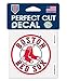 MLB Boston Red Sox Official 4''x4'' Logo Perfect Cut Decal