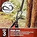 MsForce Double Camping Hammock Waterproof Lightweight Parachute 240T Portable Hammock, 2 Heavy-Duty 1500 lbs Capacity Carabiners, with 2 Tree Straps for Outdoor Backpacking Indoor 118