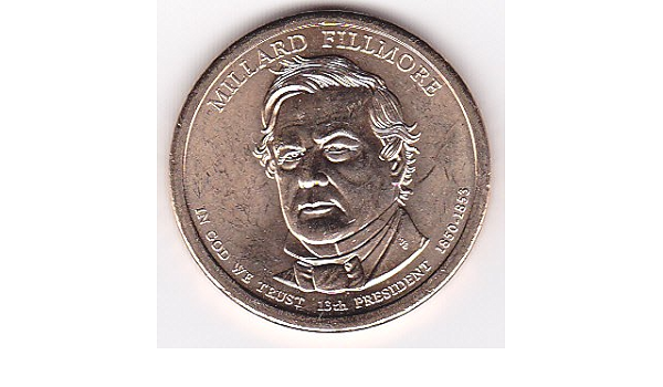 Amazon Com 2010 P Millard Fillmore Presidential Dollar Coin 1850 1853 13th U S President Everything Else