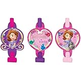 Disney Sofia The First Blowouts Princess Birthday Party Toy Noisemaker Favour and Prize Giveaway (8 Pack), Violet/Pink, 5