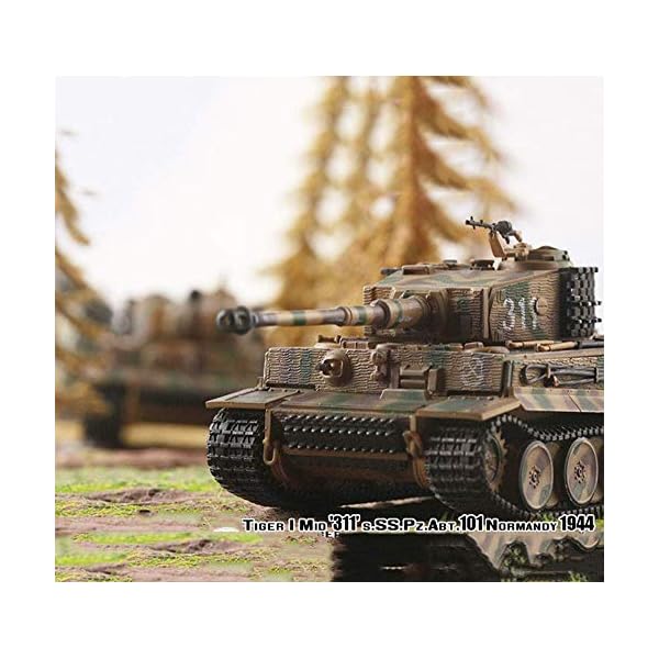 XHH Modell Einer Wagenlegierung im Maßstab 1:72, militärischer Panzerkampfwagen VI AUSF E Tiger I Modell der… – Bild 7