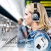 BOMAKER-Active-Noise-Cancelling-Headphones-Wireless-Over-Ear-Bluetooth-Headphones-360-Swiveling-Volume-Dial-Memory-Foam-Ear-Cups-Hi-Fi-Stereo-Headphones-with-CVC80-Mic-for-Home-Office BOMAKER Active Noise Cancelling Headphones, Wireless Over-Ear Bluetooth Headphones, 360° Swiveling Volume Dial, Memory…