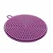 NUOMI Silicone Dish Sponge Washing Brush Scrubber 5 Pack Household Cleaning Sponges, Antibacterial Mildew-Free Brushes