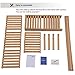 SONGMICS Bamboo Wood Plant Stand Shelf Flower Pots Holder Display Rack Utility Shelving Unit Storage Rack for Living Room Balcony Hallway Bathroom Natural BCB91N