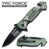 Zombie Hunter Ao Rescue Folding Knife- Tf799gz