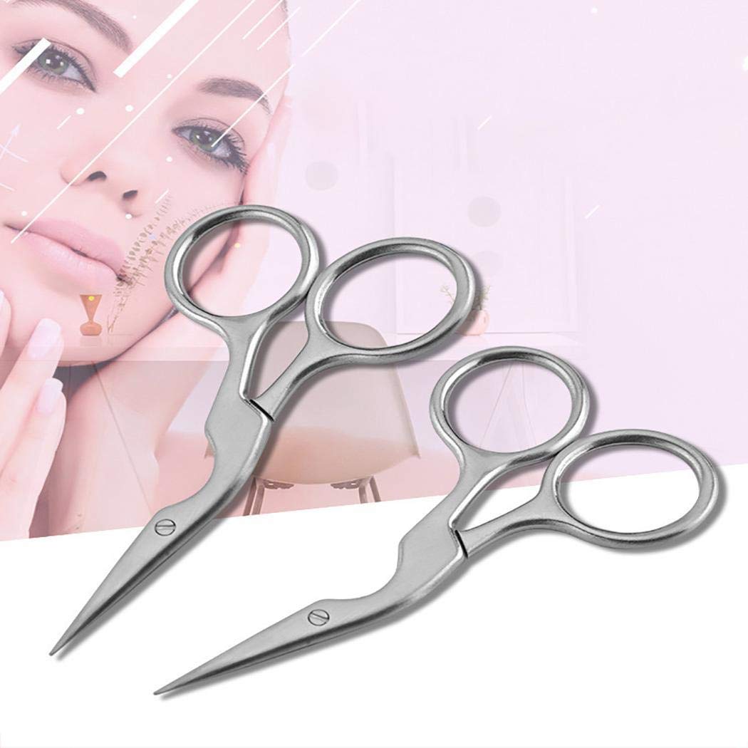 Idomeo Stainless Steel Craft Scissors For Eyebrow Eyelash Extensions Makeup Tools Eyebrow Trimmers