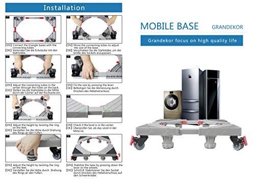 6 Adjustable+Refrigerator+Portable+Washing+Pedestal