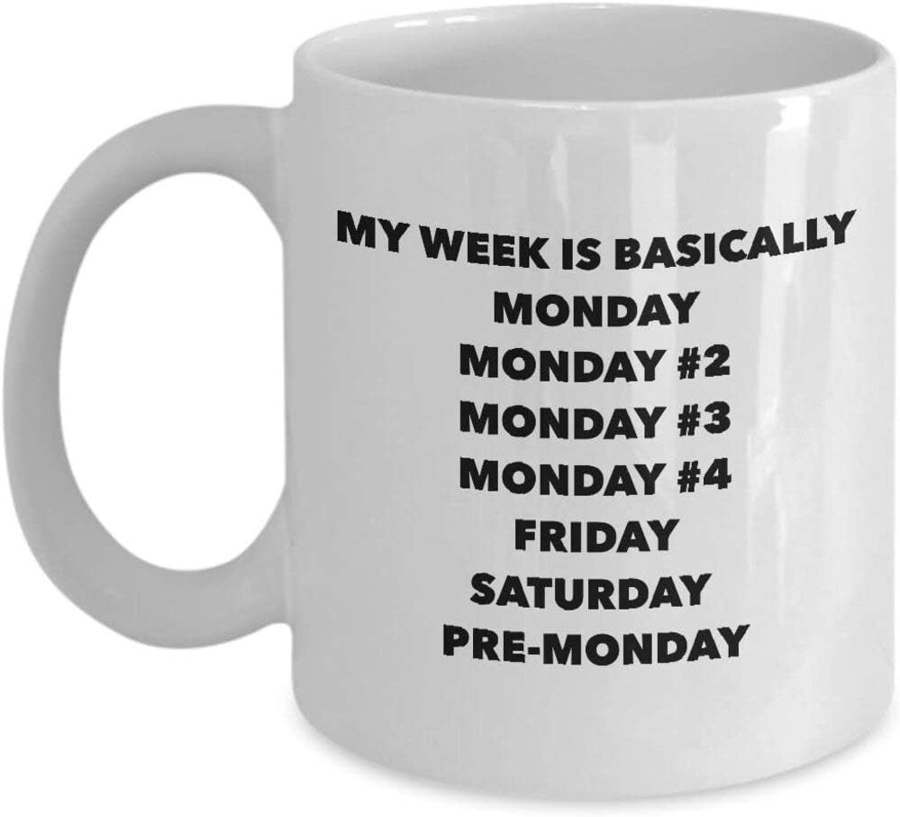 I Hate Monday, I Love Mondays Mug, Mondays Suck