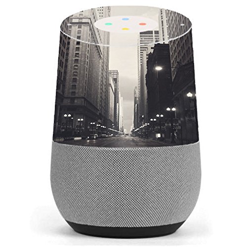 Skin-Decal-Vinyl-Wrap-for-Google-Home-stickers-skins-cover-City-Street