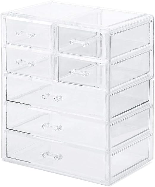Amazon Com Ezoware Makeup Organizer Acrylic Cosmetic Organizer