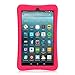 Fintie Silicone Case for All-New Amazon Fire 7 Tablet (7th Generation, 2017 Release) - [Honey Comb Upgraded Version] [Kids Friendly] Light Weight [Anti Slip] Shock Proof Protective Cover, Magenta