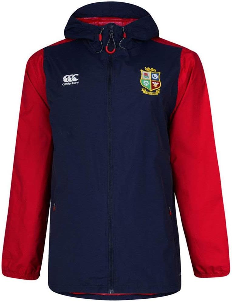 Canterbury Clothing British and Irish Lions Mens Vaposhield Water Resistant Rain Jacket