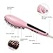 Maysky Hair Straightener Brush Instant Magic Silky Straight Hair Styling Anion Hair Care Anti Scald Zero Damage(pink)