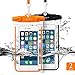 Universal Waterproof Case, FITFORT Waterproof Phone Pouch Dry Bag for iPhone X 8 7 6S Plus Galaxy S8 S7 Edge Note 5 4 HTC LG Sony Up to 5.5 Inches (Black+Orange) - 2 Pack