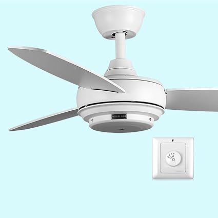 Ceiling Fan Liuyu 42 Inch Without Lamp Vintage Wooden Leaf