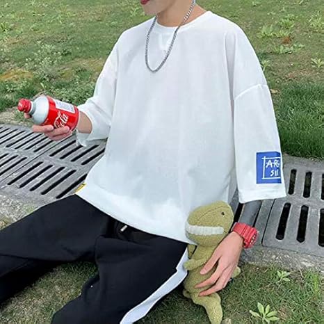 Amazon Co Jp 韓国 服 メンズ 春 夏 トップス Tシャツ 無地 シンプル シャツ G218 服 ファッション小物