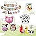 PartyCrowd Farm Birthday Party Supplies for Farm animal barnyard theme with walking animal balloons