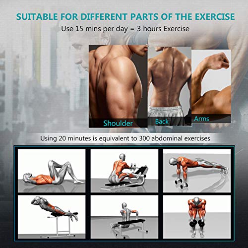 UNOSEKS Pro Abs Muscle Stimulator with Remote Control, Smart Muscle Training Abdominal Toning Belt, RoHS and CE Certified, for Abdomen,Arm,Leg for Men Women at Home or Office