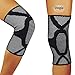 HOFAM Knee Brace Compression, Breathable Knee Sleeve for Running, Jogging, Basketball, Workout Sports for Men and Women, Relieves Acl LCL MCL, Single (M)