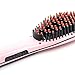 Maysky Hair Straightener Brush Instant Magic Silky Straight Hair Styling Anion Hair Care Anti Scald Zero Damage(pink)
