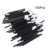 100Pack of CleverLove Disposable Flocked Lip brushes Lip Applicator Concealer Applicator Makeup Tool Kits