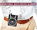 Pyle PWMA40BT Waist Band Portable PA System Voice Amplifier MP3 Bluetooth Speaker for Tour Guides Rechargeable Batteries and waste Clip