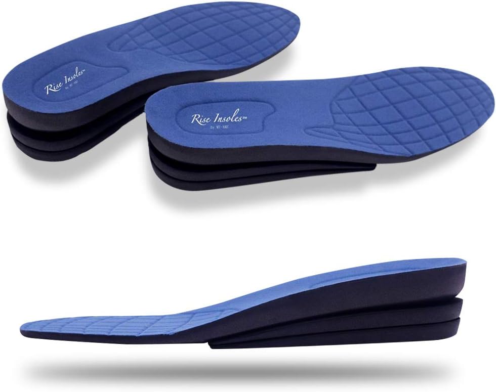 Height Increasing Insole, 4-Layer Orthotic heel shoe lift kit with Air cushion Elevator Shoe Insole lifts kits Inserts for Men & Women Taller Insoles 3cm to 9cm variable height adjustable by MT-AMZ®