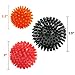 5BILLION FITNESS Pack of 3 Spiky Massage Balls,6cm,7cm,9cm, Foot Massage Balls for Feet Trigger Point Therapy Deep Tissue Muscle Soreness,Plantar Fasciitis Myofascial Release