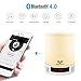 SAVFY Bedside Lamp Light Night, Bluetooth Speaker with LED Touch Sensor and Alarm Clock, Hands-Free Speakerphone with Mic, Best Gift for Men Women Teens Kids Children Sleeping Aid White