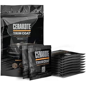 CERAKOTE Ceramic Trim Coat Kit - Quick Plastic Trim Restorer - Guaranteed Restoration to Last Over 200 Washes - A Ceramic Coating, Not a Dressing