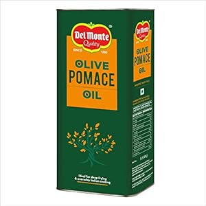 Del Monte Pomace Olive Oil, Ideal for Everyday Indian Cooking & Deep Frying, 5L TIN