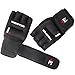 Meister Elite 1lb Weighted Workout Gloves for Cardio & Heavy Hands (Pair) - 1lb x 2 - Black