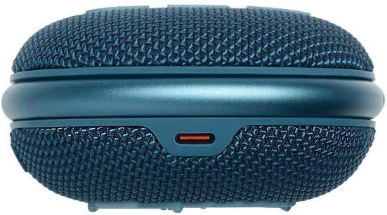JBL Clip 4 - Bluetooth Portable Speaker with Integrated Carabiner, Waterproof and Dustproof, in Blue - Image 4