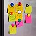 Patelai 48 Pieces Mini Fridge Magnets Round Magnetic Button Whiteboard Magnets Office Magnets, 8 Colors