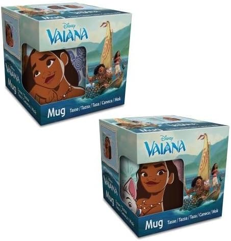 1 Mug Taza cerámica Disney Vaiana Moana 237 ML Caja Regalo Desayuno niños: Amazon.es: Hogar