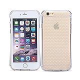 Dland Comprehensive Protection iPhone 6 , iPhone 6S(4.7 inch) Slim Bumper Case with Soft Flexible TPU material (Clear)
