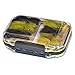 Outdoor Planet Double Side Waterproof Pocketed Fly Box + Assorted Trout Fly Fishing Lure Pack of 48 Fly Lure