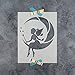 Fairy Moon Stencil - Add A Touch of Magic to Your Creative Endeavors, Fantasy Stencils