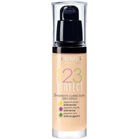 Bourjois 123 Perfection Foundation 52 Vanille, 30 ml