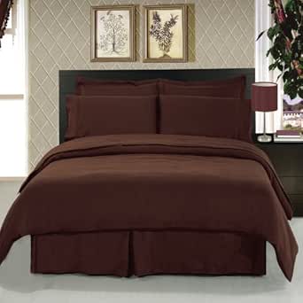Amazon.com: NEW Chocolate Brown Sheet Set Twin XL Dorm Bed ...