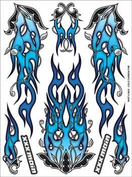 XXX Main Cold Carbon Fire Sticker
