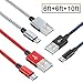 Micro USB Cable, Kinwal 3Pack 6FT 6FT 10FT Nylon Braided Cord High Speed USB to Micro USB Charging Cables Android Fast Charger Cord for Samsung Galaxy S7 Edge/S6/S5/S4, Note 5/4/3, HTC, LG