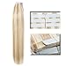 Tape in Human Hair Extension Ash Blonde Mixed Bleach Blonde (#18/613) 18’’Long Straight Human Hair 100% Remy Hair Bonding Double Sided Tape Seamless Skin Weft Hair 20pcs/50g + 10pcs Free Tapes