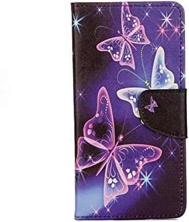 Lenovo K8 Note Case,Enjoy Sunlight [Black Butterfly] [Kickstand Feature] Luxury Wallet PU Leather Folio Wallet Flip Case Cover Built-in Card Slots for Lenovo K8 Note
