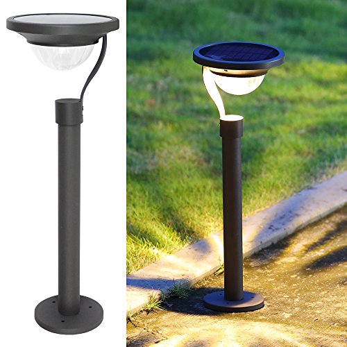 Twinkle Star 50 Lumens Solar Path Lights Solar Garden Lights Solar Landscape Lights Outdoor for Patio Yard, Can Be Installed by Round Pile or Stake, 42X Brighter, 2 Pack