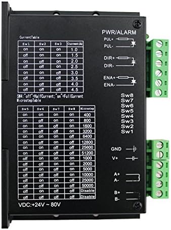 Stepper Driver 1.0A-4.5A 24VDC-80VDC Fit 2 Phase NEMA23 NEMA86 Hybrid Stepper Motor