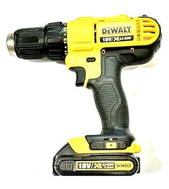 Dewalt 219861 18V Lithium-Ion Compact Drill/Driver Kit (Yellow and Black)